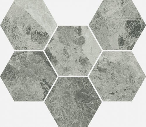 Charme Extra Silver Mosaico Hexagon 25x29