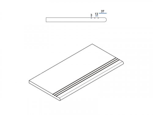 Everstone Desert Gradino Round Grip  30×60