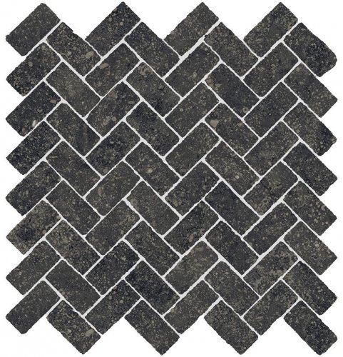 Room Mosaico Cross Black Stone 31,5x29,5