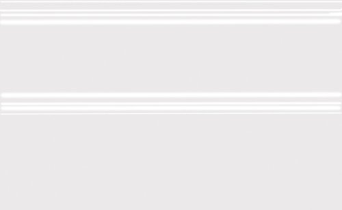 Плинтус Фару Белый Матовый Обрезной 25х15