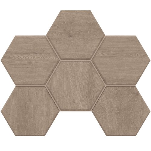 Мозаика CW02 Hexagon 25x28,5 непол.